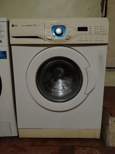 Стиральные машины: Стиральная машина LG, Б/у, Автомат, До 6 кг, Полноразмерная — 13