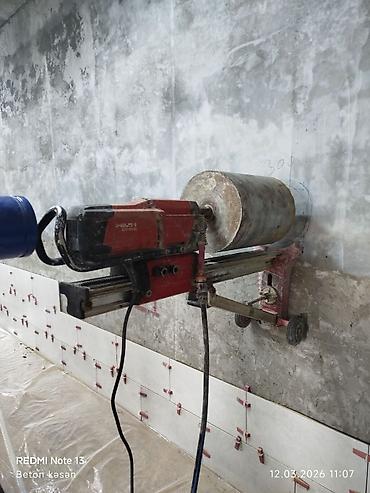 yumru pencere: Beton kəsmə beton deşmə xidməti Karot - HILTI DD 200 / 350 ilə 25 ° — 8