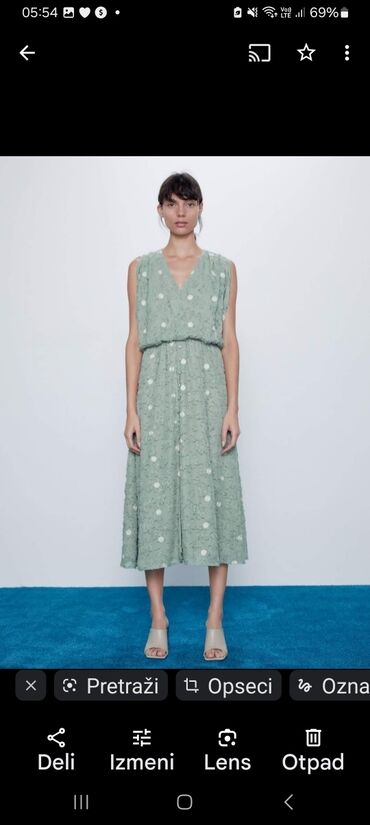 zara majice ženske: Zara L (EU 40), color - Multicolored, Other sleeves