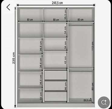 Гарнитуры для прихожей: Гарнитур для прихожей, Шкаф, Металл, цвет - Белый — 20