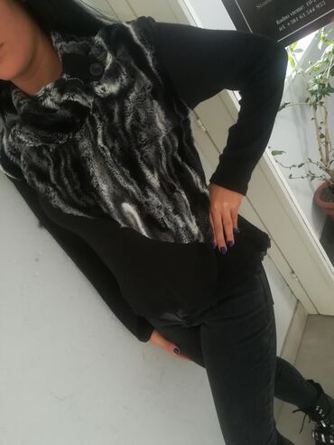 Bluze: S (EU 36), Jednobojni, bоја - Crna — 6