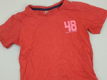 koszulka polo biała chłopięca: T-shirt, H&M, 8 years, 122-128 cm, condition - Good