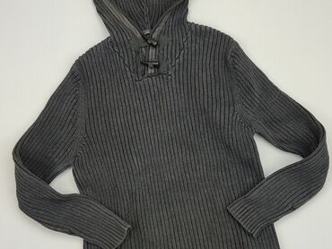 czarne bluzki z frędzlami: Damska Bluza z kapturem, River Island, S, stan - Dobry