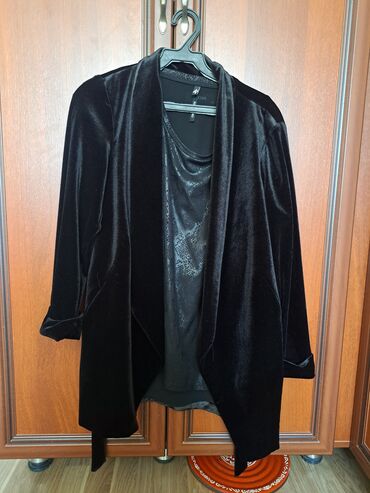 пиджак 48: Брючный костюм, Палаццо, Пиджак, Осень-весна