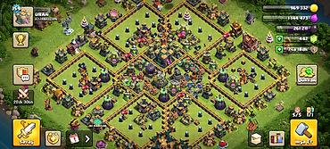 gumuş eşyalar: Clash of Clans hesabı. Profil məlumatları: - Oyunçu adı: Uran - — 10