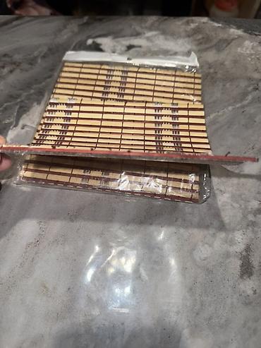 bambu: Bambuk süfrə altlıqları 15*14 sm - 65 paçka qalıb 18*18 sm - 70 — 6