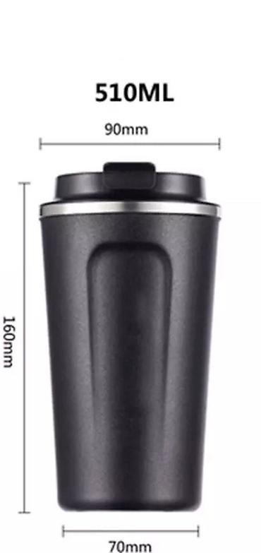 saat samdan: Fincan termos iki qat polat material 500 ml tutum 6-12 saat tempraturu — 5