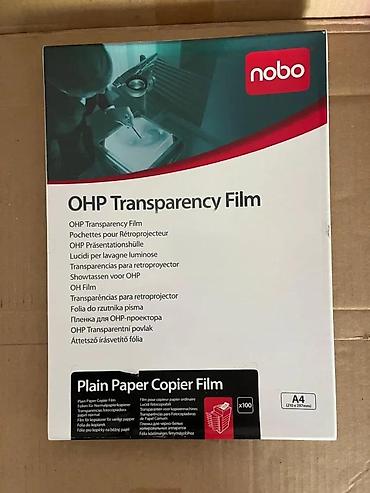 tvs oled: Nobo OHP Transparency Film – folije za kopir aparat, A4 - — 3