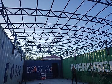 Навесы: Навес, Арочный, Металл, Поликарбонат, Установка — 4