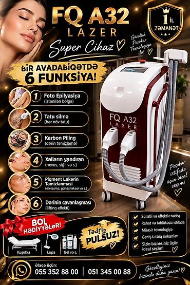 Gözəllik və estetika avadanlığı: Tatu silmə, Fototerapiya üçün, Epilyasiya üçün, Zəmanətlə — 4