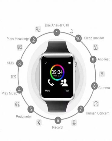 sat sa slikom po zelji: Smart watch, Male