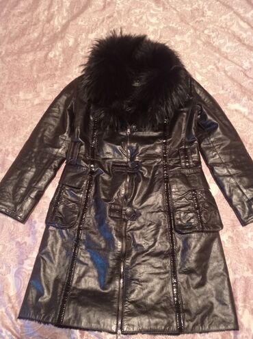 пальто кожи: Пальто, 2XL (EU 44)