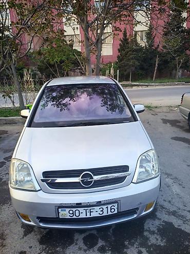 bmw e 36: Opel Meriva, gümüşü rəng, 5 qapı, şəhər və ailə istifadəsi üçün rahat — 1