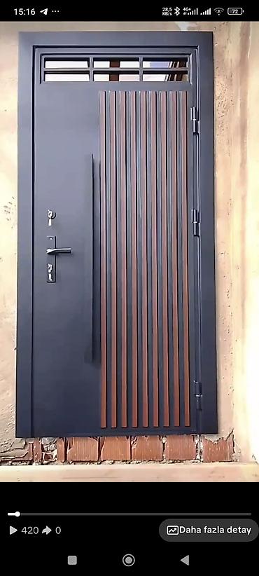 Həyət darvazaları: Metall darvaza və giriş qapıları – fərqli dizayn seçimləri.hər qiymətə — 6