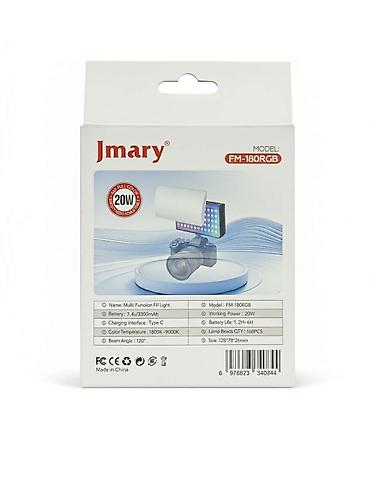 3 kameralı videoregistrator: Jmary FM-180RGB – portativ RGB video işıq Xüsusiyyətlər: Jmary — 6