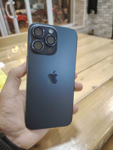 imac ikinci el: IPhone 15 Pro Max, Blue Titanium, Face ID
