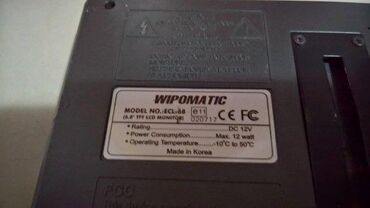 RS - Video Surveillance Equipment: Wipomatic ECL-68 monitor za video nadzor — 8