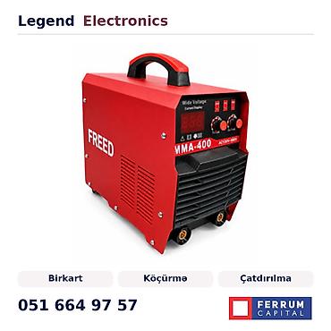acar desti: Elan başlığı: Qaynaq aparatı FREED HHT_300901, MMA-400, AC130V-560V — 1