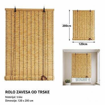 roll up mehanizam cena: KMT Luksuzne trske roletne Španija 297039 Rolo zavesa od trske — 1