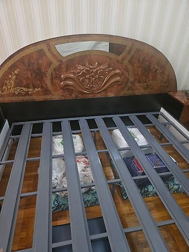 Çarpayılar: İşlənmiş, İkinəfərlik çarpayı, Bazasız, Matras ilə, Azərbaycan — 9