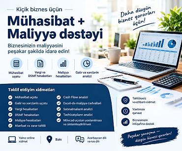 Mühasibat uçotu: 📊 Biznesinizin maliyyəsini nəzarətdə saxlayın ! Kiçik biznesiniz var — 1