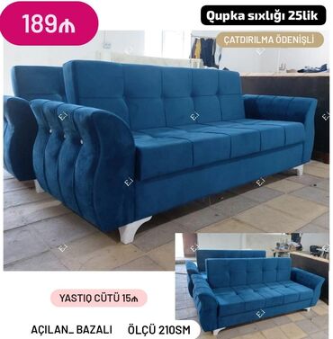 Divanlar: Di̇van-kravat, Açılan, Bazalı, Vеlur parça, Çatdırılma yoxdur -da lalafo.az — 13 Divanlar: Di̇van-kravat, Açılan, Bazalı, Vеlur parça, Çatdırılma yoxdur — 13