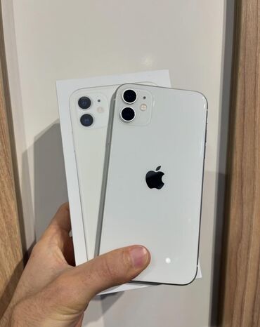 Информатика: IPhone 11, 128 ГБ, Белый, Гарантия, Отпечаток пальца, Беспроводная зарядка