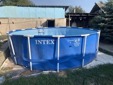 эллиптический тренажер купить в бишкеке: Каркасный бассейн Intex с размерами 457x122 см с максимальным объемом