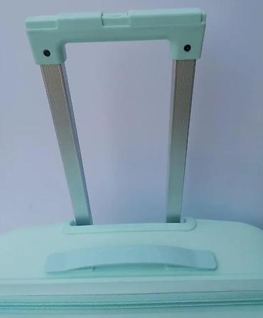 Putni koferi i torbe: Tvrdi kofer na točkiće – mint zelena boja - Materijal: čvrsta — 17