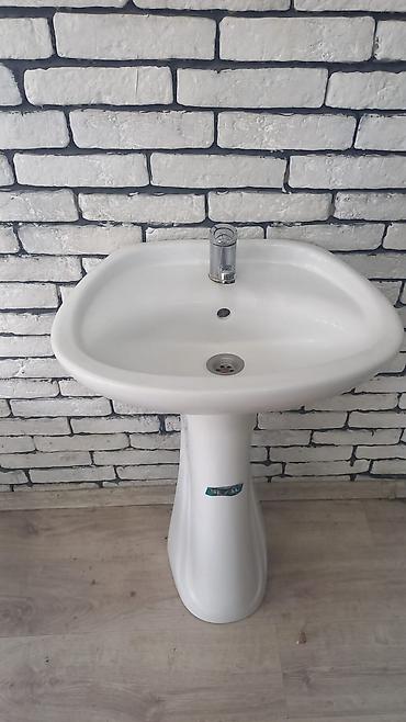 Çanaqlar, tülpanlar: Ayaqüstü lavabo – SEYAL - Material: sanitar porselen - Rəng: ağ - — 1