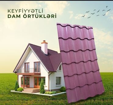 Çerepitsa: Metal dam örtükləri, Pulsuz çatdırılma, Zəmanətli, Kredit yoxdur