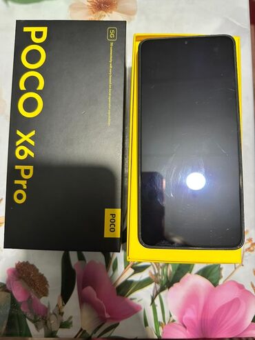 телефон поко 6: Poco X6 Pro 5G, түсү - Кара