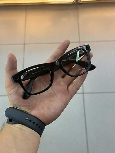 Видео оюндар жана приставкалар: Умные очки Ray-Ban Stories (черные, форма Wayfarer) с камерой и аудио — 1