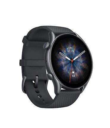 Amazfit: Смарт-часы Amazfit GTR 3 Pro, черный - Круглый AMOLED‑дисплей 1.45" с — 1