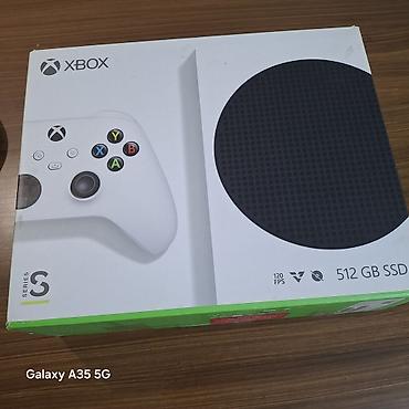 xbox one: Xbox Series S oyun konsolu – 512 GB SSD Xüsusiyyətlər: - Rəqəmsal — 1