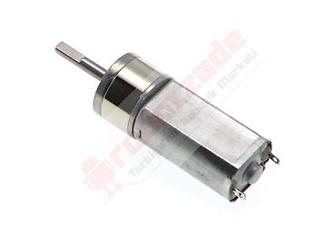 su reduktoru: Silver Spark 12V 4000 RPM DC Motor – Xətt İzləyən Robot Motoru — 3