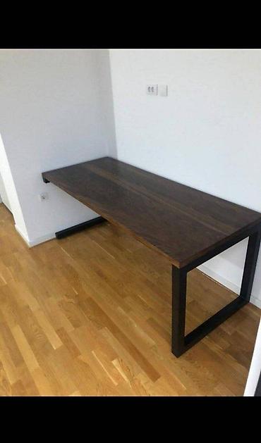 crne komode: LUX RADNI STO MODEL MC88 | Izrada nameštaja po meri Drvo&metal — 2