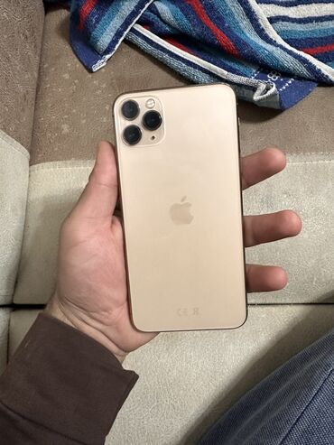 Apple iPhone: IPhone 11 Pro Max, Б/у, 64 ГБ, Rose Gold, Чехол, 83 %