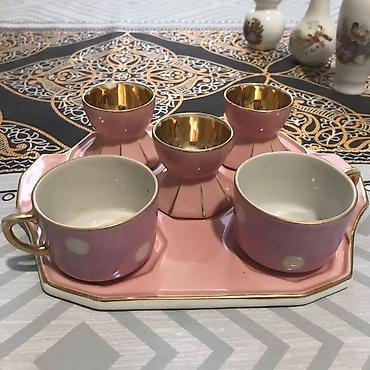 Текстиль: Porcelan dekor dəsti - 3 ədəd kiçik dekorativ güldan: fərqli formalar — 3