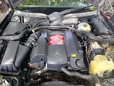 лак авто: Mercedes-Benz E55 AMG (W210), черный седан. машина на разборе на — 3