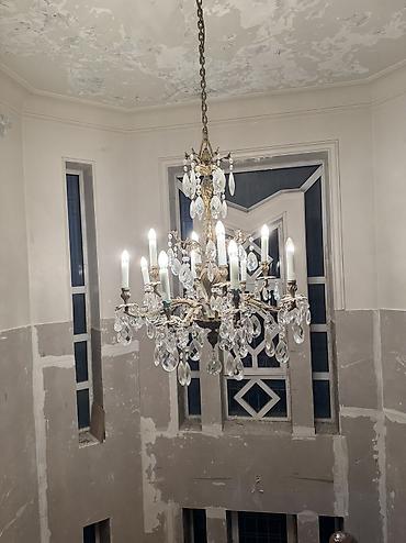 dekorativ işıq: Çılçıraq, 10 və daha çox lampa — 1