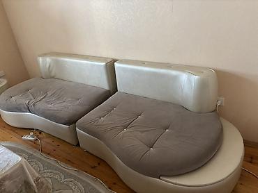 divan kafe ucun: Modul tipli yumru formalı künc divan dəsti - Tərkib: bir-birinə — 1
