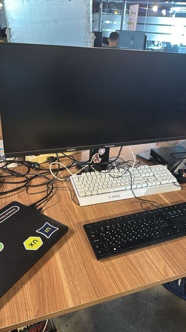 msi optix mag271r: ViewSonic LED monitor + MSI mexaniki klaviatura dəsti - Monitor
