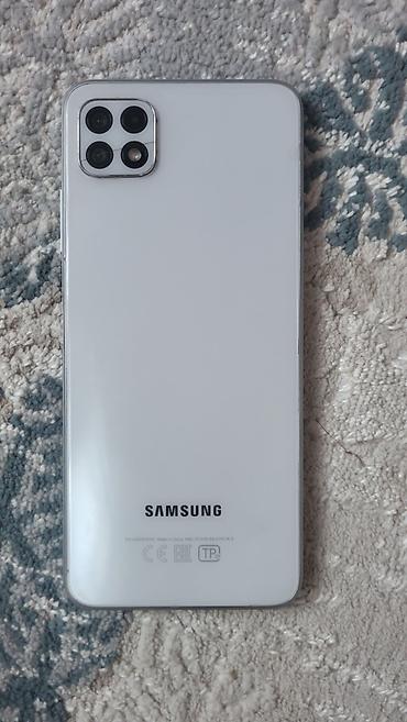 titan army: Samsung Galaxy A22, Б/у, 128 ГБ, цвет - Белый, 1 SIM, 2 SIM — 1
