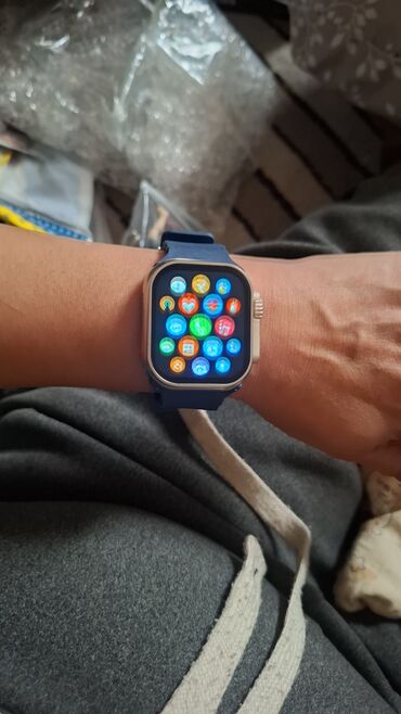 Другие смарт-часы: Смарт-часы в комплекте Описание: - Модель с квадратным сенсорным — 10