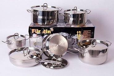 oro 24k inox 1810: Posudje u setu Furstin 12 FWFS NOVO. Posudje u setu Furstin FWFS 18/10 — 5