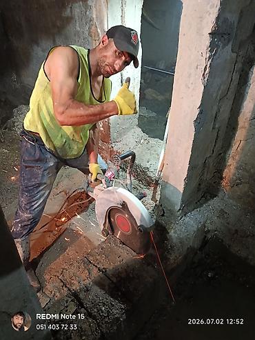 Beton işləri: Beton kəsmə xidməti - Divar, döşəmə və tavanlarda dəqiq və səliqəli — 2