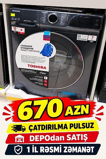 *Toshiba 7kq paltaryuyan depodan birbasa evinize satis qiymet 670azn
