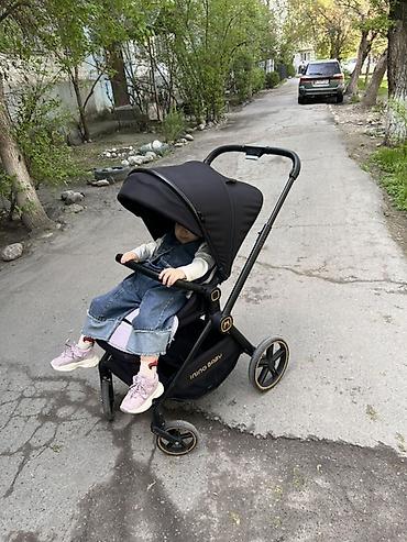 foo foo: Коляска, цвет - Черный, Б/у — 3