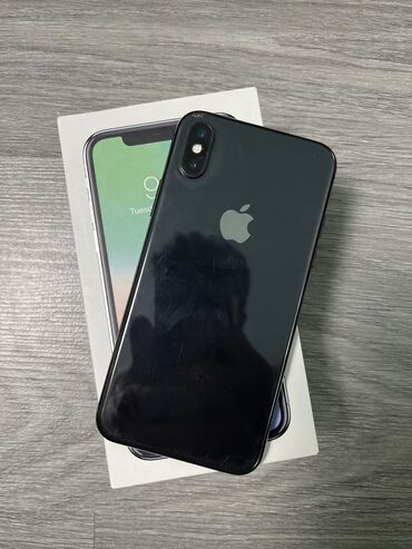 iphone xs barter: IPhone X, 64 GB, Space Gray, Zəmanət, Simsiz şarj, Face ID